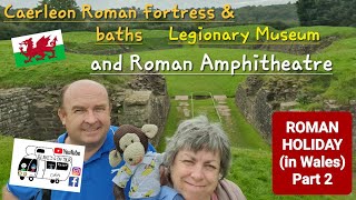 305 Caerleon Castle Roman Fortress and Baths Legionary Museum and Roman Amphitheatre Wales [upl. by Compton537]