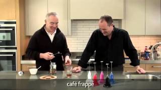 How to make a frappé coffee using an aerolatte milk frother [upl. by Tidwell669]