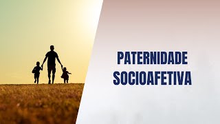 Paternidade socioafetiva [upl. by Harvie]