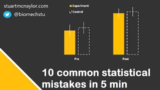 Ten Statistical Mistakes in 5 Min [upl. by Alrak]