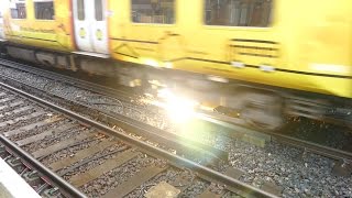 Merseyrail 507 009 making arcs at Birkdale station [upl. by Fiden79]