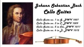 Johann Sebastian Bach  Cello suites in 432 Hz great for reading or studying [upl. by Soo592]