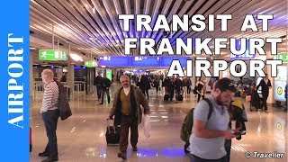 TRANSIT WALK AT FRANKFURT Airport FRA Terminal 1  Connection Flight Transfer Arriving amp Departing [upl. by Lapham]