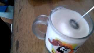 Aerolatte Review Frothing Cold Milk In Under 1 Minute [upl. by Atin10]