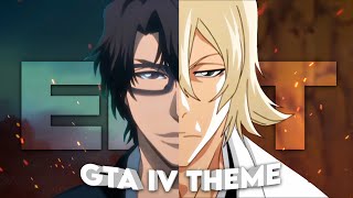 Aizen x Urahara  GTA IV Theme Edit [upl. by Ynohtnakram]